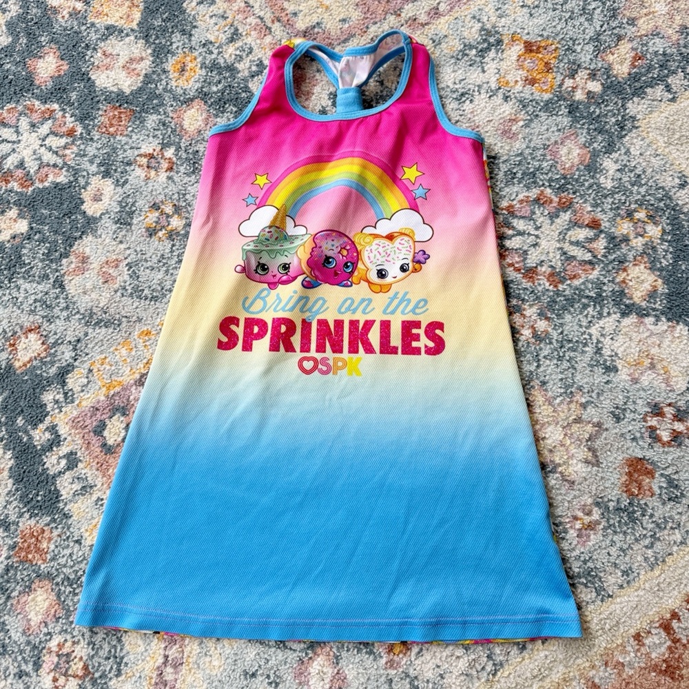 Shopkins Pajama Sleepshirt Nightie Night Gown Girls size Small